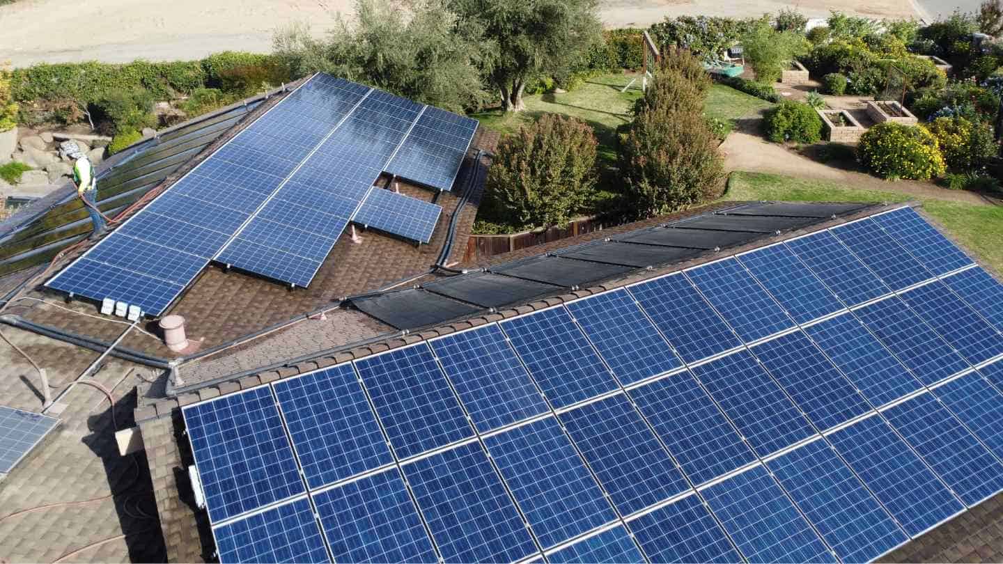 complete solar installation